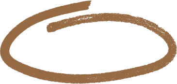 A deep copper circular decoration