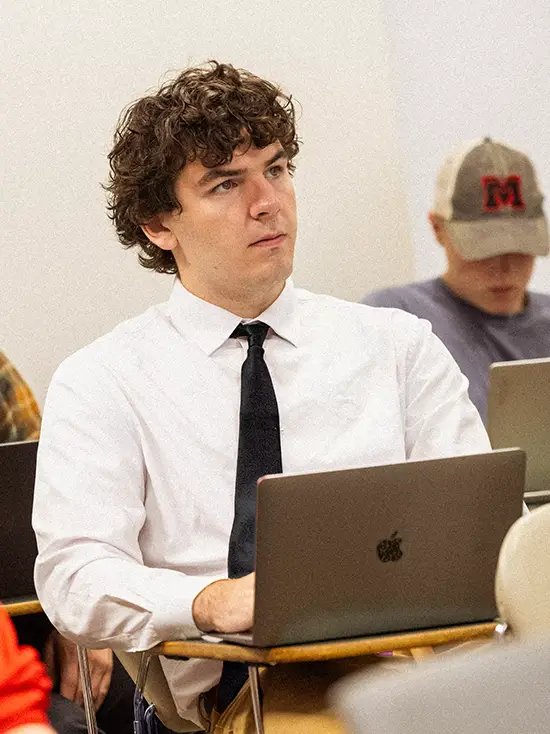 SEMO students engaging in a BS in political science class.