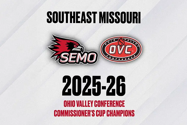 Southeast Missouri SEMO Rehawks OVC Ohio Valley Conference - 2025-2026 Commisioner's Cup Champions