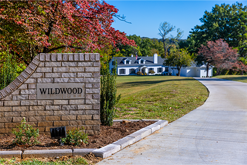 White exterior of Wildwood  