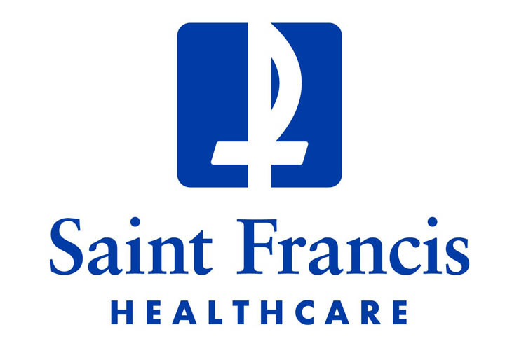 saint francis healthcare logo in blue