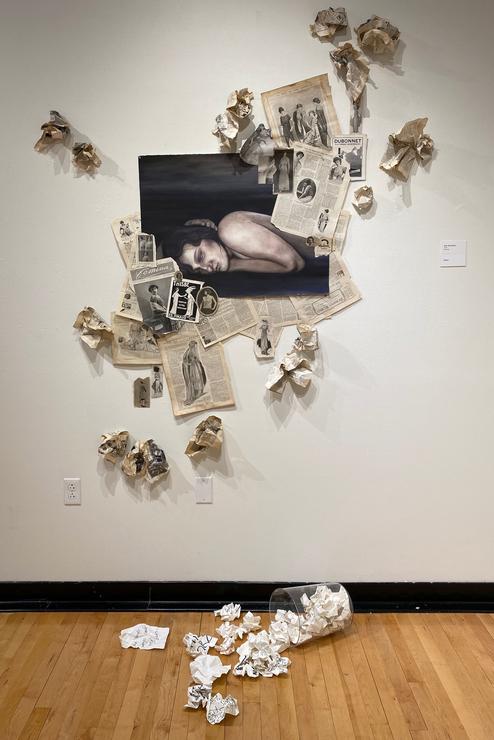 “Trash” by Zoe Zeuschel created while at Southeast Missouri State University.