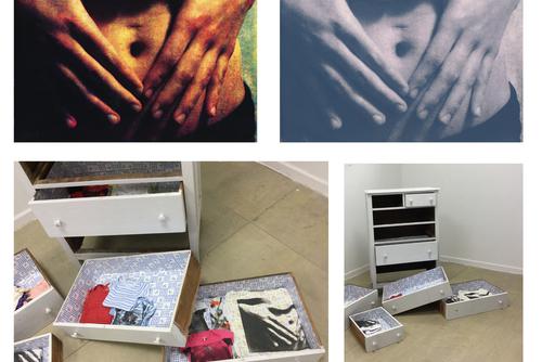 “My Four Little Scars” by Jessica Lambert created while at Southeast Missouri State University.