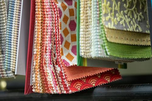 Fabric found inside the interior design studio at Southeast Missouri State University in cape Girardeau mo..