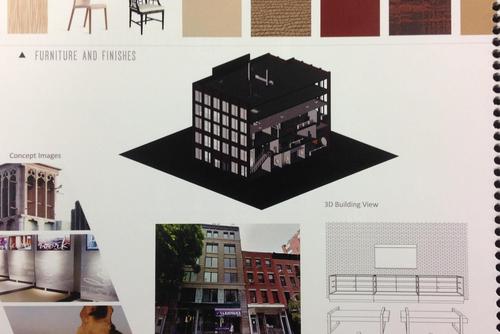 Interior design student work created while at Southeast Missouri State University in cape girardeau mo..