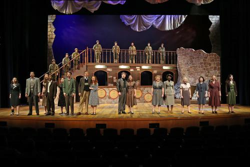 Thespians take the stage of the Bedell Performance Hall for a production of “An American Hero” as a part of their journey in pursuing their musical theatre degree. 