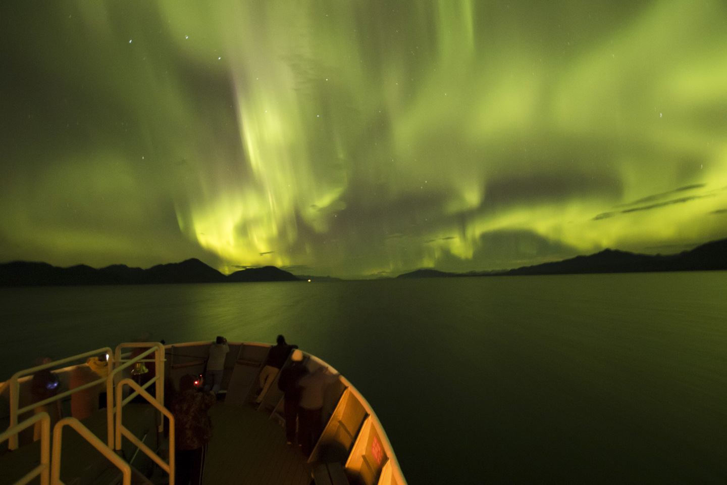 Image of Northern Lights taken by students studying abroad.