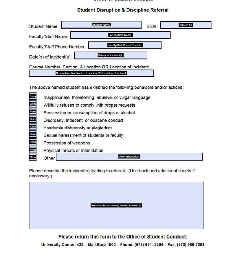 a completed, accessible, fillable pdf document