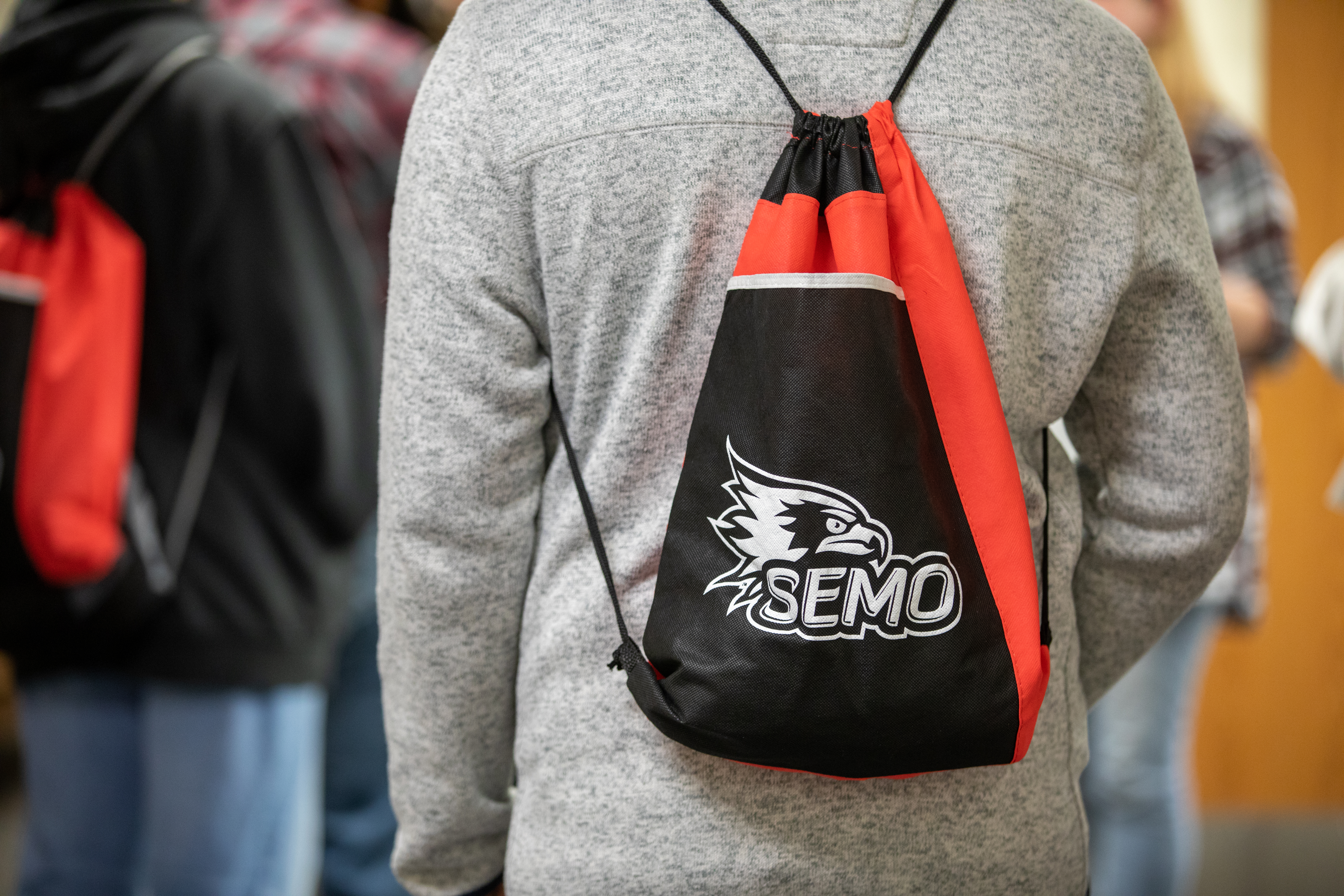 Redhawk drawstring bag