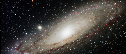 A galaxy in space. Photo taken by Dennis Vollink.