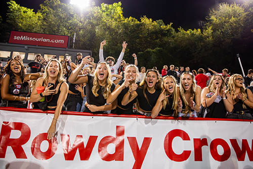 Rowdy Crowd at the 2024 Football Home Opener