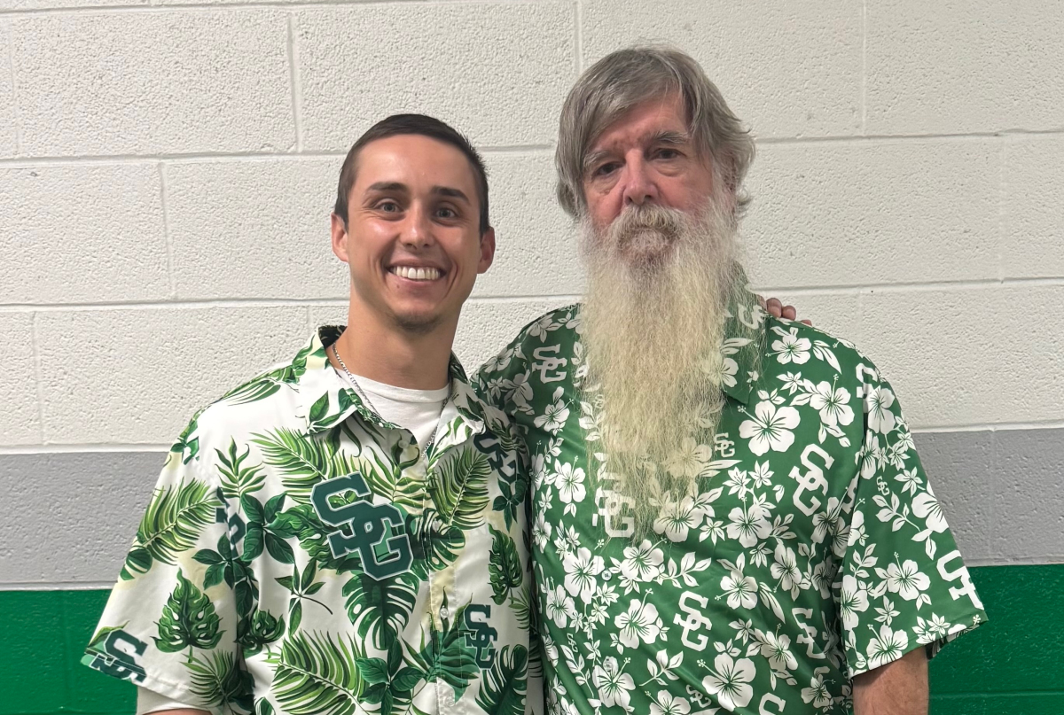 SEMO professor William Bratberg and graduate Tyson Roth.