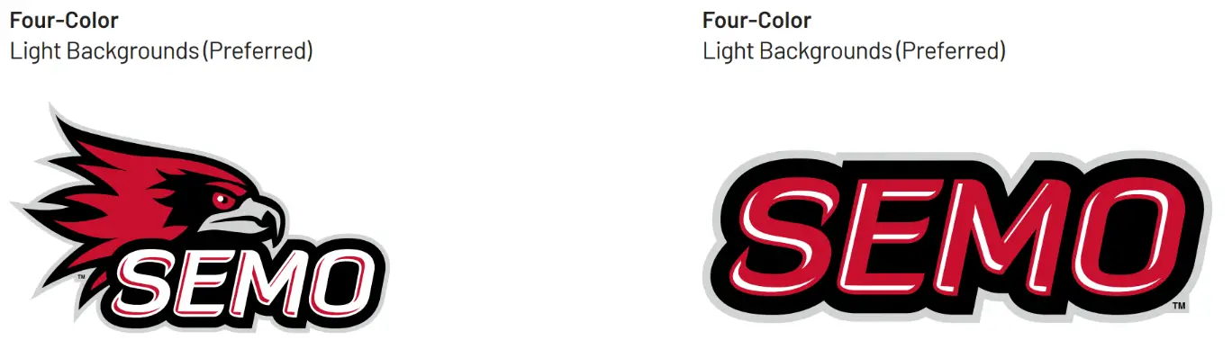 visual example of the spirit logo and spirit word mark in full four-color