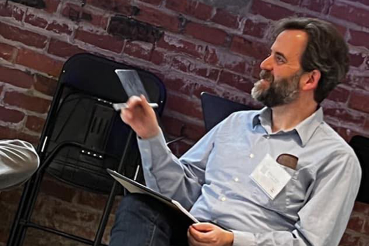 Portrait of playwright John P Bray.