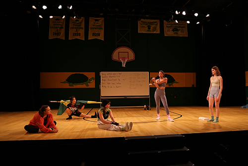 Group photo of them in practice