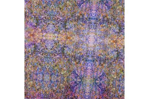 A text based abstract collage by professor Emily Denlinger. 