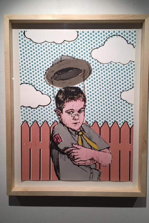 Artwork seen in the River Campus Gallery at Southeast Missouri State University.