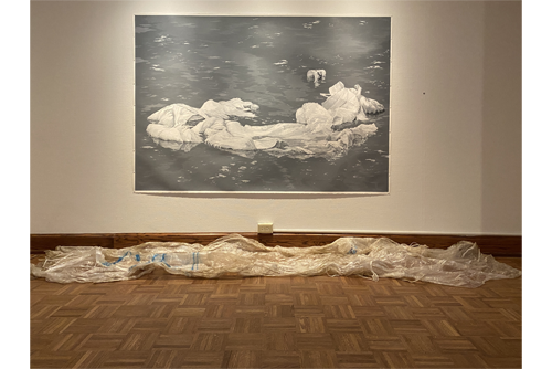 Artwork titled “River Plastic” by Joshua Newth. 