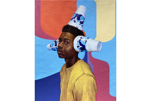 Artwork titled “Millinery Magnificence” by Joshua Newth. 