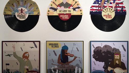 Artwork seen in the River Campus Gallery at Southeast Missouri State University.