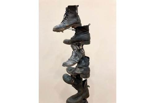 “Boots: Detail” by Erin Tucker. 