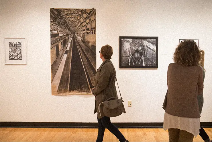 Art Gallery at Crisp Museum at SEMO Top Missouri schools for experiential learning