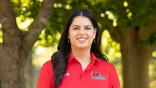 Headshot of Camilla Ricaurte who is a part of the see me series at semo a top Missouri school for experieintial learning. 