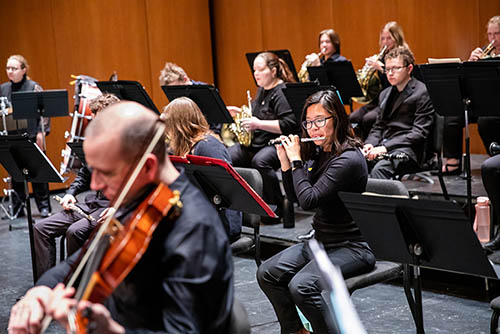  Symphony Orchestra performs a concert at the River Campus 