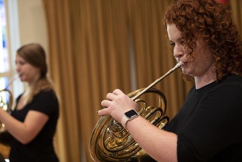 Horn Studio students perform on Horn Day.