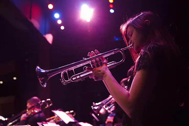 SEMO students perform for the jazz band