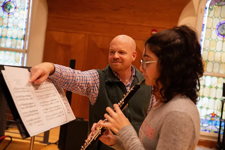 a music student hopeful auditions for a spot in a class at SEMO