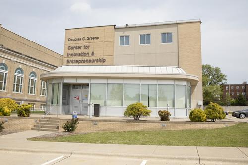 Exterior of Douglas C. Greene Center for Innovation & Entrepreneurship.