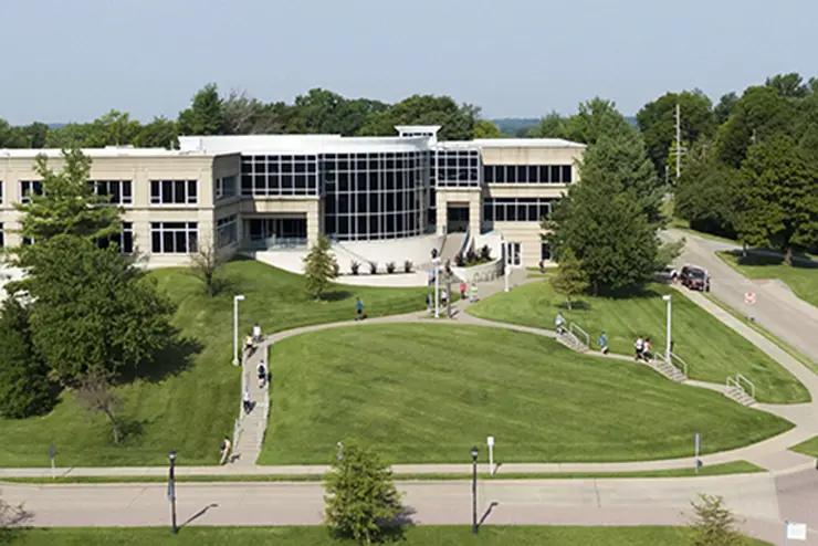 wide frame photo of SEMO's dempster hall where marketing students get hands-on learning opportunities.   