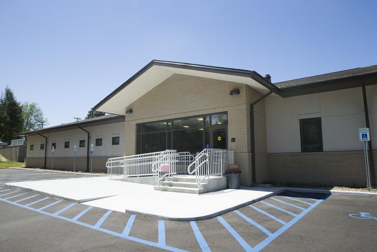 The Center for Speech and Hearing building located on the main campus.  