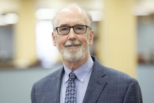 A portrait of Dr. Stephen Hoffman, professor and program coordinator for Historic Preservation.