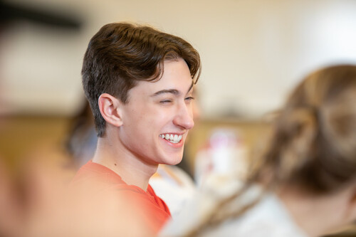 semo student smiling in class