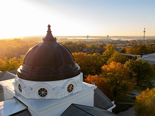 The SEMO Dome at Academic Hall on Campus