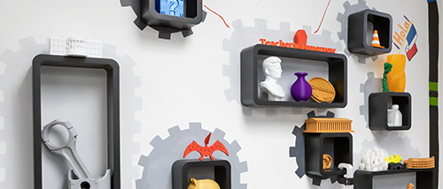 3D printed objects created in The EDvolution Center at Southeast Missouri State University in Cape Girardeau, Missouri.