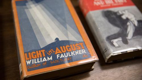 Cover of William Faulkner's Light in August. 
