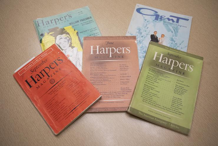 Antique magazines from The Jane Haynes Collection.