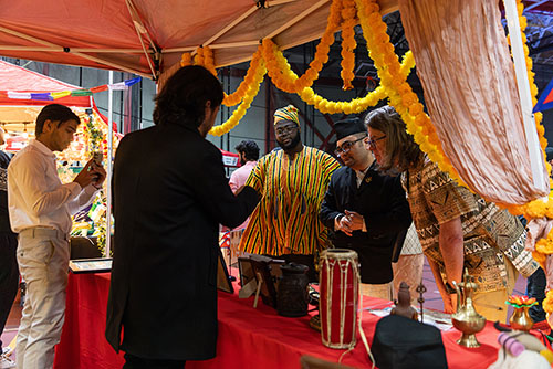 The SEMO community walk around and look at booths during the Carpe Diem event.