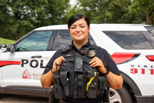 Stevie Greer - a graduate from the SEMO Law Enforcement Academy in Cape Girardeau, Missouri. 