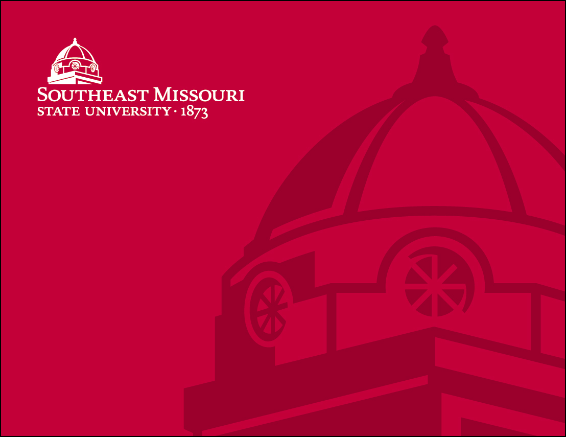example of red notecard with darker red dome in background with Southeast Logo