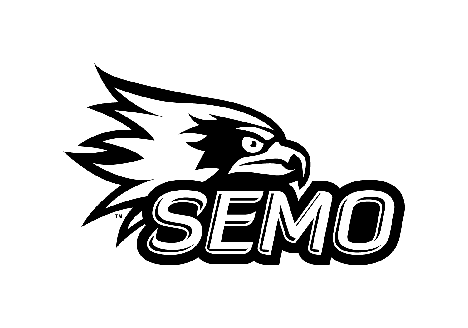 semo spirit redhawk logo