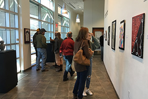 Image of High School Art Exhibition.