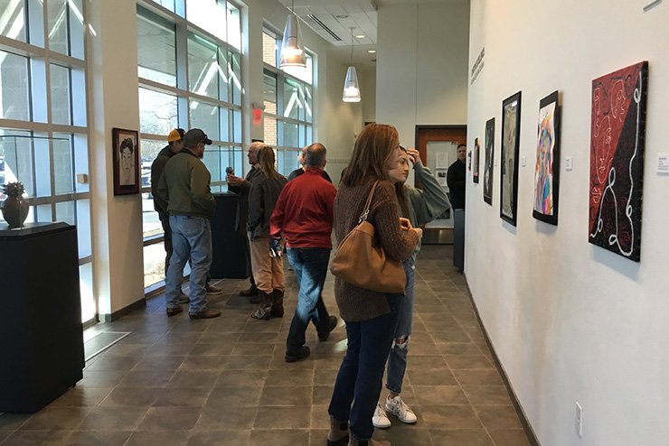 Photo of High School Art Exhibition