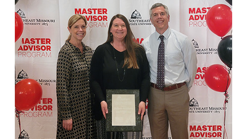 Portrait of Dr. Debbie Below, Belinda McMurry and Dr. Mike Godard.