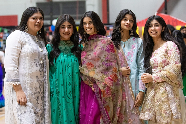 A photo of SEMO International students smiling during the annual Carpe Diem event.