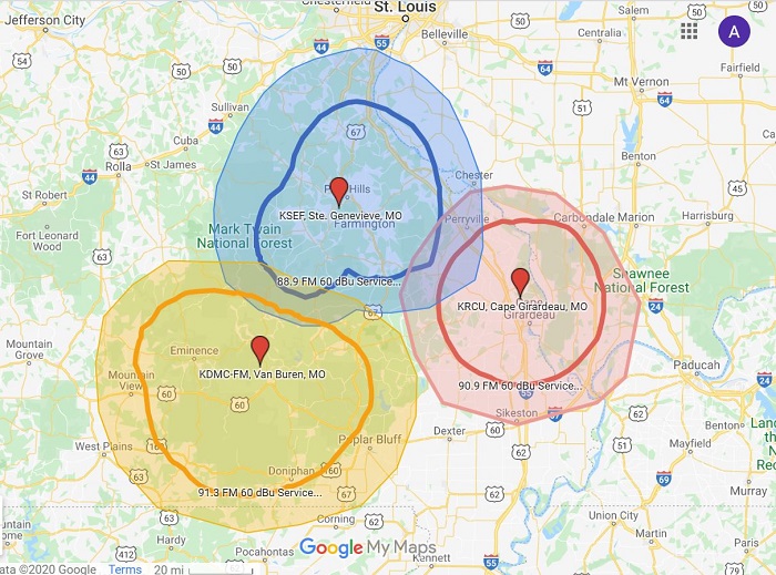 KRCU Completes First Phase of Expansion to Poplar Bluff, Van Buren
