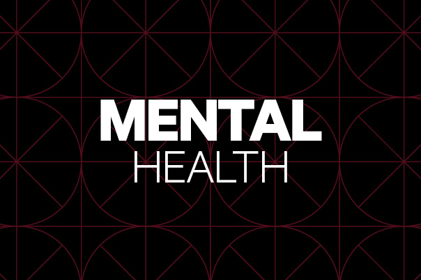 Graphic with the words Mental Health